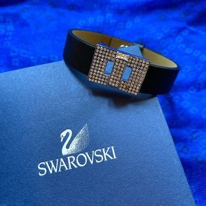 Swarovski Crystal Leather Bracelet